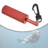 1 Aluminum Alloy Underwater Rattle Device, Diving Underwater Communication Rod with Attachment Fastener, Diving Noise Device for Emergency Notification, Red view 3