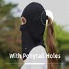 Balaclava Mask for Women Summer Sun Protection Hood Full Cooling Face Cover Black view 4