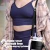 Custom Water Bottle Holder with Strap for 40/30oz Personalized Adjustable Carrying Strap with Name for Hiking Travelling Camping view 4