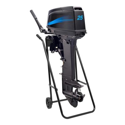 DCEHKR Foldable Outboard Boat Motor Stand Outboard Boat Engine Carrier with 1.3mm/0.05inch Steel Pipe Thickness Boat Motor Trolley Suitable For Outboard Motors Within 30 Horsepower