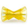 BALAVA Boat Trailer Roller 3inch,Boat Rollers for Trailer,Bow Roller with Bells and Bolt,1/2 in Shaft Boat Trailer Bow Stop, Great for Boat Trailer Bracket,Yellow view 1