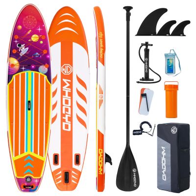 WHDCYD Inflatable Stand Up Paddle Board 11'  33"  6", Yoga Board with Durable SUP Accessories for Adults & Youth, Versatile Paddle Board