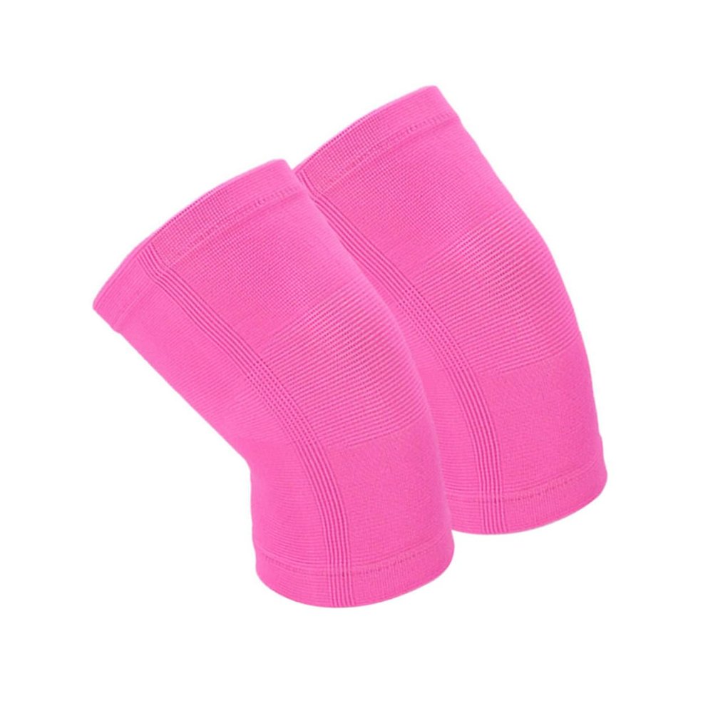 Mobestech Pink Knee Support Sleeves Elastic Protective Sports Pads for Joint Stability for Running Hiking and Workout Comfortable Fit Breathable Material Xl