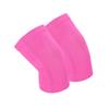 Mobestech Pink Knee Support Sleeves Elastic Protective Sports Pads for Joint Stability for Running Hiking and Workout Comfortable Fit Breathable Material Xl view 1