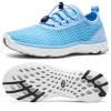 ALEADER Stylish Women Water Shoes, Quick-Dry Water Sneakers, Aqua Swim Shoes for Pool, Beach Sky Blue Size 8.5 view 1