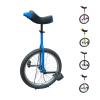 TCUDCKI Unicycle for Adults Adjustable Seat with Unicycle Stand for Fun Fitness Exercises Balance Training Circus Performances (Blue, 16") view 1
