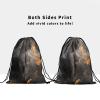 Black Marble Gymnastics Grip Bag - Marble Print Drawstring Grips Bag for Gymnasts Marbling String Bag Adjustable Gold Texture Gym Pouch for Travel Sports view 3
