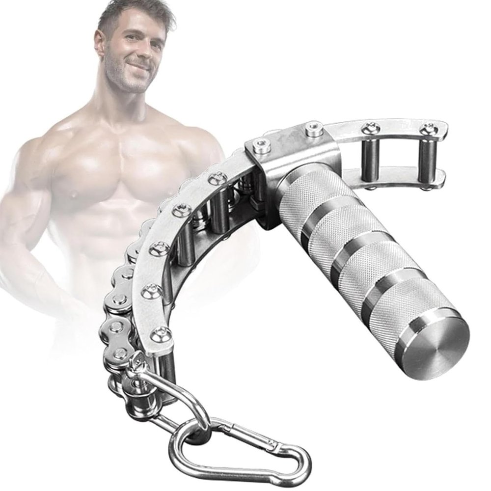 MTTXY Arm Wrestling Pronation Exercise Handle, Armwrestling Training Equipment, Wrist and Forearm Strength Trainer, 304 Stainless Steel, Load Capacity 220LB