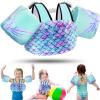 Vvinca Separable Toddler Swim Vest Fit 22-66 Lbs2-6 Years| 3 in 1 Toddler Floaties Pool Float & Arm Bands Boys and Girls, Adjustable Sturdy Safety for 2 3 4 5 6 Year view 1