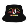 11th Armored Cavalry Regiment Vietnam Veteran Bucket Hat Beach Sun Hats Travel Outdoor Cap Unisex Fisherman Hats Black view 1