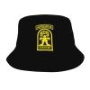 ARESU 509th Geronimo Airborne Bucket Hat Beach Sun Hats Travel Outdoor Cap Unisex Fisherman Hats Black view 1