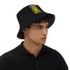 ARESU 509th Geronimo Airborne Bucket Hat Beach Sun Hats Travel Outdoor Cap Unisex Fisherman Hats Black view 3