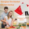 AHDFY Fire Blankets Emergencys for Home, Fire Blanket, Flame Retardant Protection Blanket Home Fireproof Blanket for Kitchen, Car, Grill, Camping, Warehouse, Fireplace, Office,2.0mX2.0m view 4