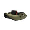 Fishing Boat, Outdoor Fishing Boat with Flippers Inflatable 286LBS Load Bearing Capacity Belly Boat 53.5 * 41.3 * 21in for Fishing and Angling (Green) view 4