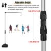 ERRULAN Kids Vertical Jump Trainer Equipment Holder, 5-12ft Adjustable High Jump Tester Measurement Tool Floor Stand, School Club Jumping Pole/Vertical Aid with Water Filled Base, 961008 view 4