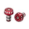 BILLET BMX Deez Nuts 12 Point Handle BAR Ends Oil Slick view 2