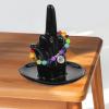 Amosfun Hand Ring Holder Ceramic Finger Jewelry Ring Dish Tray Gesture Hand Sculpture Jewelry Display Stand for Bracelet Watch Key Organizer Black view 3