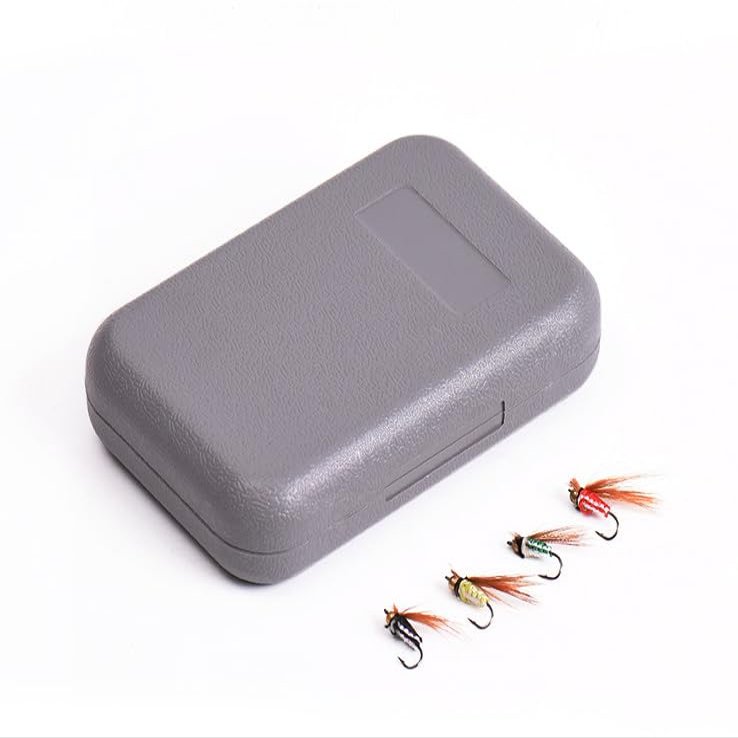 KTGCOZS Pack of 40 Trout Nymph Fly Fishing Lure Dry/Wet Flies Nymphs Fishing Lures (Black 40pcs)