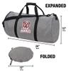 Aquinas College Primary Logo Lightweight Duffel Bag for Sports and Gym Packable for Travel view 3