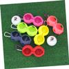 SUPVOX Golf Equipment Ball Holder Clip Soft Silicone Ball Carrier for Attachment (Rosy) view 2