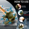 Disratw M24 CS Grenade Toys 2PCS Airsoft Grenades Plastic Toy-Hand Grenades Tactical Pull Ring Grenade Toys CS Battle Game Role Play Model Prop for Age 14+ (Green) view 2