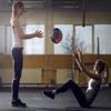 Professional 3KG-10KG Double Handle Grip Medicine Ball - for Weights Training MMA Boxing Exercise Fitness (J 4KG) view 3
