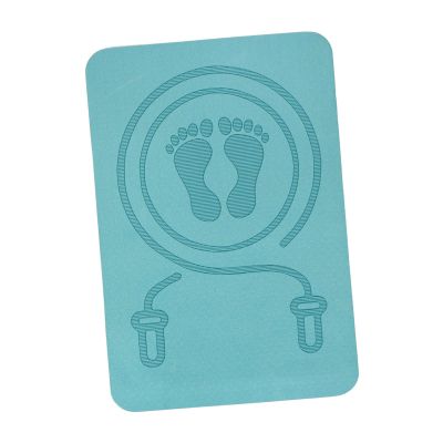 kowaku Jump Rope Mat Fitness Exercise Mat Protects Floors and Equipment Skipping Mat Jump Rope Pad for Indoor Outdoor Workout, Blue