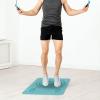 kowaku Jump Rope Mat Fitness Exercise Mat Protects Floors and Equipment Skipping Mat Jump Rope Pad for Indoor Outdoor Workout, Blue view 3