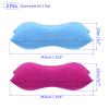 M METERXITY 2 Pack Inflatable Pillow - Ultralight Inflatable Camping Travel Pillow, Neck Lumbar Support, Apply to Travel, Camping (14 x 9 Inch, Pink, Blue) view 4