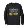 Mardi Gras Mask Long Sleeve T-Shirt view 1