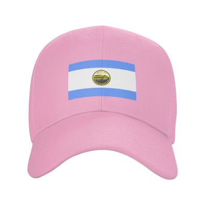 Flag of Syracuse, New York (1974-1986) Baseball Caps for Men Women Hat Adjustable Cap Trucker Hats Dad Cap Pink
