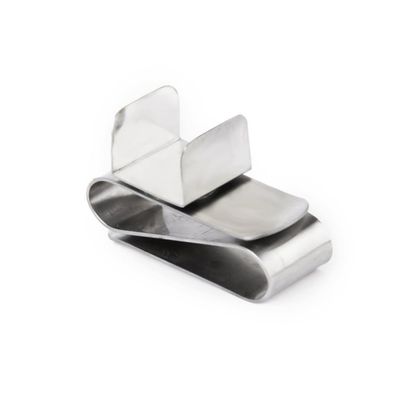 GANAZONO Magnetic Billiards Chalk Holder Silver Stainless Steel Clip for Pool Cue Convenient Accessory for Billiard Players Easily Attaches to Pocket Belt