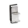 GANAZONO Magnetic Billiards Chalk Holder Silver Stainless Steel Clip for Pool Cue Convenient Accessory for Billiard Players Easily Attaches to Pocket Belt view 3
