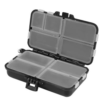 BESPORTBLE 4pcs Fishing Bait Box Removable Baffle Fishing Lure Storage Case Compact Organizer