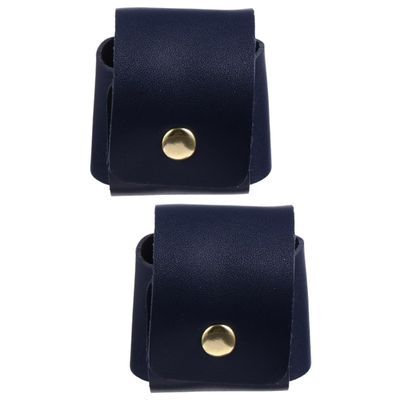 BESPORTBLE 2pcs Compact Golf Ball Bag Ball Holder Storage Case Portable Case Keychain Blue Bags