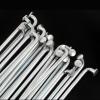 18PCS 10G Electric Bicycle Spoke with Nipples Silver Carbon Steel Spoke 74mm-176mm Durable Bicycle Replacement Repair Parts Accessories (Size : 153mm) view 3