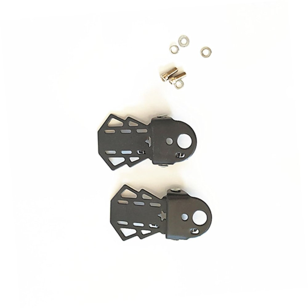 BESPORTBLE 1 Pair Sturdy Steel Folding Bike Pedals for Mountain Road Bicycles Non-Slip Treadle for Safe Riding