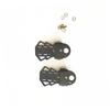 BESPORTBLE 1 Pair Sturdy Steel Folding Bike Pedals for Mountain Road Bicycles Non-Slip Treadle for Safe Riding view 1