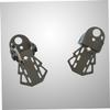 BESPORTBLE 1 Pair Sturdy Steel Folding Bike Pedals for Mountain Road Bicycles Non-Slip Treadle for Safe Riding view 3