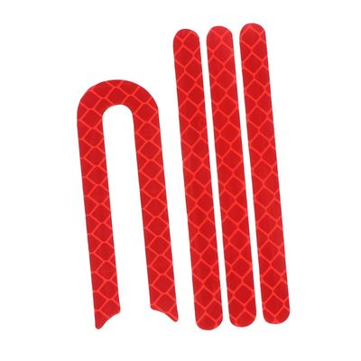 BESPORTBLE 5pcs Reflective Strips for Electric Scooter and Bike Cycling Warning Stickers High Visibility for Night Safety