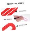 BESPORTBLE 5pcs Reflective Strips for Electric Scooter and Bike Cycling Warning Stickers High Visibility for Night Safety view 3