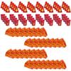 Anderson's Exclusive Red and Gold Paw Pride Shaker Pom Poms Megaphone Noisemaker Stadium Cup Set School Spirit Cheerleader Sports Fan Football Homecoming Squad Team Party Dance Club Pack of 96 view 2