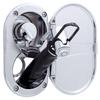 Ambassador Marine Aidack- Transom Shower (Hot/Cold Mixer), Chrome Cup & Lid, Hammer-Head Black Sprayer, 6' Stainless Steel Hose, Chrome Aidack Handle - 136-1716-CP-W view 3
