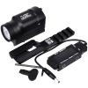 LEESEN Tactical Flashlight 800 Lumen LED Burst Flash Long Range Under Mount Rail Flashlight - Aluminum Alloy (Color : Black) view 1