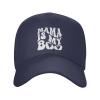 Mama is My Boo-Wave Baseball Caps for Men Women Hat Adjustable Cap Trucker Hats Dad Cap Navy Blue view 1