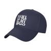 Mama is My Boo-Wave Baseball Caps for Men Women Hat Adjustable Cap Trucker Hats Dad Cap Navy Blue view 2