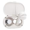 Ambassador Marine Aidack- Transom Shower (Hot/Cold Mixer), Warm White Cup & Lid, Small Warm White Sprayer, 6' Stainless Steel Hose, Chrome Aidack Handle - 136-1708-WH-W view 2