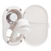 Ambassador Marine Aidack- Transom Shower (Hot/Cold Mixer), Warm White Cup & Lid, Small Warm White Sprayer, 6' Stainless Steel Hose, Chrome Aidack Handle - 136-1708-WH-W view 3