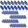 Anderson's Exclusive Blue and White Paw Pride Shaker Pom Poms Megaphone Noisemaker Stadium Cup Set School Spirit Cheerleader Sports Fan Football Homecoming Squad Team Party Dance Club Pack of 96 view 2