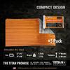 TITAN Survival XL Mylar Survival Blankets 5 Pack 70 x 90 - 90% Heat Retention & Waterproof Design - Emergency Blanket Cold Weather Protection & Survival Kits - Durable Space Blanket for Outdoor Use view 3